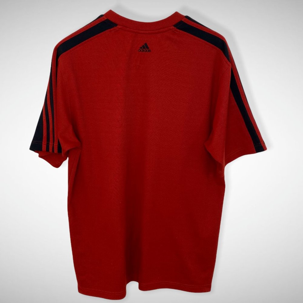 Adidas Vintage Spellout Red T-Shirt - Picture 4 of 6